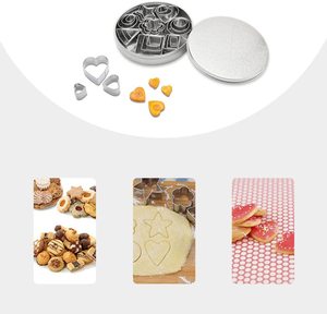 Bview Art – ensemble de Mini <span class=keywords><strong>emporte</strong></span>-pièces en argile de <span class=keywords><strong>poterie</strong></span> de forme géométrique en acier inoxydable, 24 pièces - Product Image 3