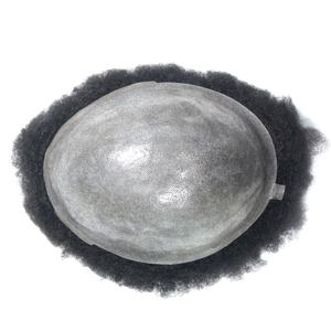 Toupet <span class=keywords><strong>Afro</strong></span> confortable de Base, en cuir PU, 6mm, pour hommes noirs - Product Image 6