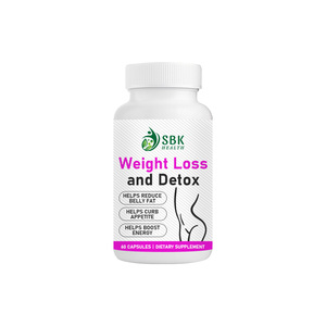 Best Seller Weight loss and Detox Capsules with Green Tea Extract Elevates Vitality levels Detox <b>Your</b> System Capsules - Product Image 1