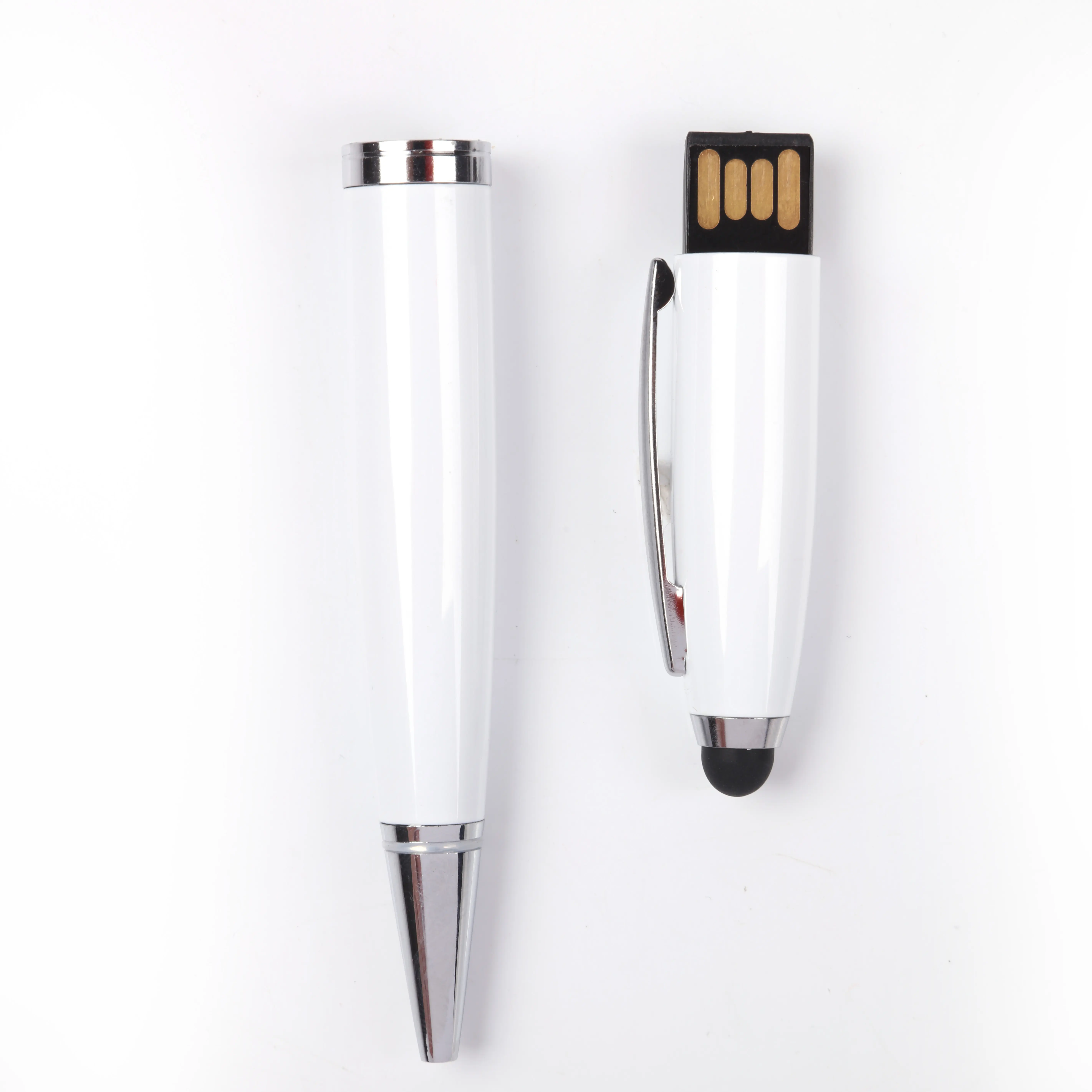 Bolígrafo De Metal multifunción para pantalla táctil, bolígrafo con logotipo personalizado, regalo, unidad flash USB, 2021