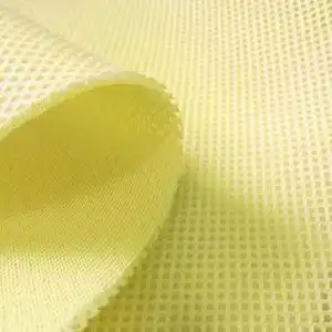 100涤纶空气间隔透气开式编织网布鞋