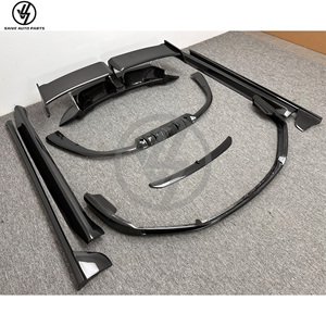 Nouveau pare-chocs en fibre de carbone semi-sèche style Tehart pour 911 2012-2016, aileron arrière, jupes latérales, diffuseur avant, pièces automobiles - Product Image 4