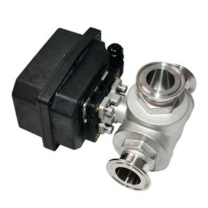 Stainless Steel Three Way Electric Valve DN32 40 50 Sewage Treatment Drain Valve IP68 Automatic Drainage - Product Image 4