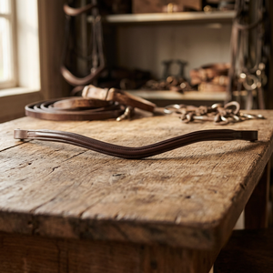Bridon de cheval en cuir de qualité supérieure, avec frontale fantaisie, couleur et logo personnalisables, taille ajustable, vente en gros - Product Image 3