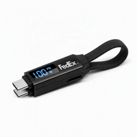 Cable Magnético 3 en 1 con Trenzado de Nailon, Cable de Carga LED con Llavero, Cable USB EDC, Carga Súper Rápida PD 100W 5A 20V para Teléfono
