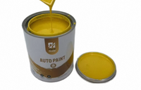 Peinture liquide acrylique automobile dorée la plus vendue, revêtement UV en spray pour voitures