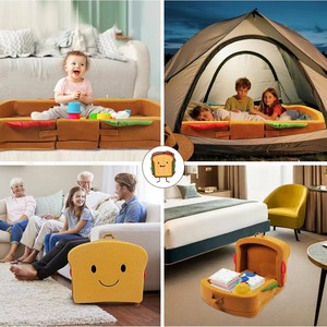 Factory Wholesale Toddler <b>Bed</b> Portable Children's Foldable Toddler Travel <b>Bed</b> Baby <b>Sofa</b> Chair For Kids Sleep - Product Image 6