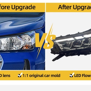 Sanvi for Toyota Hilux 2020-2024 Car Accessories Auto Headlamp Star Racing Streamer Turn Signal Lamp Led Headlight Assembly - Product Image 3
