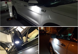 Nouveaux feux de courtoisie LED pour rétroviseurs latéraux pour F150 Blanc 12V 250 Lumens - Product Image 5