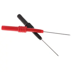 测试引线引脚L95mm柔性测试探针尖端1毫米连接器万用表针