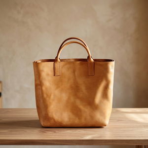 Sac à main unisexe de luxe en cuir véritable, imprimés animaliers, fermeture éclair, poignée souple, compartiment portable pour ordinateur portable - Écologique - Product Image 1
