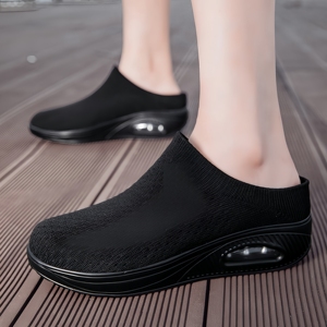 <span class=keywords><strong>Zapatillas</strong></span> de correr con cojín de aire multifuncional de ocio para mujer de <span class=keywords><strong>verano</strong></span>, zapatos perezosos transpirables tejidos con mosca, zapatos deportivos con Pedal de 1 pie - Product Image 3