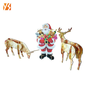 Gran oferta, soportes de exhibición de calcetines de Navidad modernos plegables, papel de cartón para exhibiciones de suelo POP para promoción de regalos de Navidad - Product Image 4