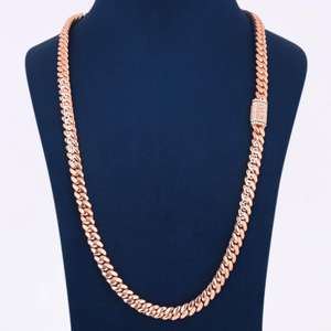 Grown Diamond <b>Sterling</b> <b>Silver</b> 925 Luxury <b>Chain</b> Necklace Premium Shiny Jewelry <b>for</b> <b>Women</b> Wedding Gift Party Wear - Product Image 5