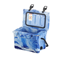 Nouveauté : glacière portable à roulettes de 12 L, rotomoulée, à isolation thermique, pour le camping