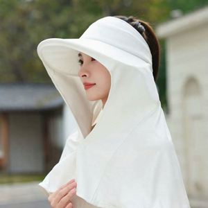 Sombrero de pescador unisex de verano con protección solar, tela de malla y gran visera, ideal para ciclismo, equitación y fiestas informales. - Product Image 3