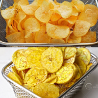 Petite trancheuse de pommes de terre équipement de friture de frites trancheuses de bananes machine industrielle machine de fabrication de plantain et chips de banane