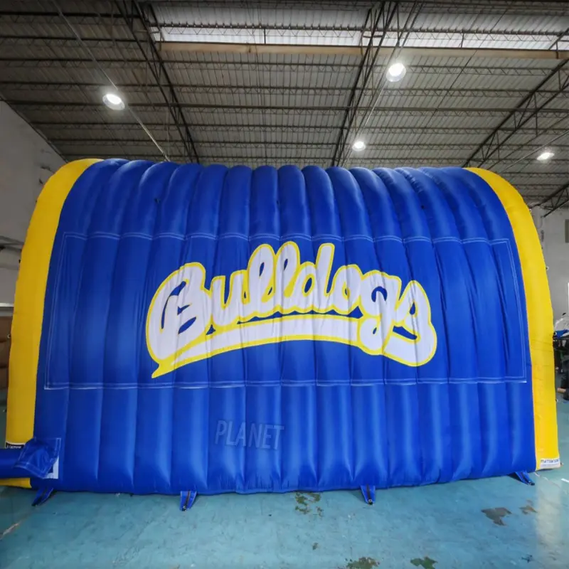 Túnel inflable gigante de diseño personalizado para eventos deportivos