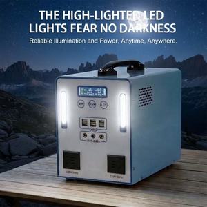 Estación de Energía Portátil Confiable de 800 Wh con MPPT, 800 W, Onda Sinusoidal Pura, para Campamentos al Aire Libre, Emergencias, Respaldo Doméstico, Certificación CE, Alta Energía - Product Image 4
