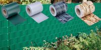 Bâche imperméable antistatique de qualité supérieure, revêtement PVC, bande de protection pour clôture, 19cmx26m