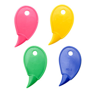 Portable <b>Box</b> Opener <b>Plastic</b> Mixed Colors Tape Cutter Parcel Opener Utility Knife Small Size - Product Image 2