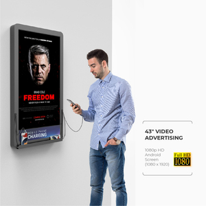 Station de charge de signalisation numérique Y2Power KOA 43 ''avec système de gestion de contenu publicitaire préinstallé pour la <span class=keywords><strong>gare</strong></span> - Product Image 5