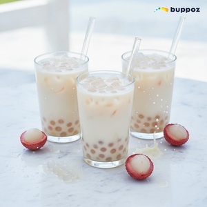 น้ำผลไม้ป๊อปบับเบิ้ลบูบับเบิ้ลรสผลไม้ลิ้นจี่ Popping Boba สำหรับชานม - Product Image 3