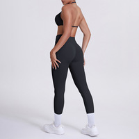 Vêtements de sport sans couture Fitness pour femmes 2 pièces assorties, vêtements décontractés pour femmes, vêtements de yoga et d'entraînement