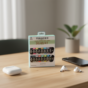 Bracelet de montre sport en silicone DAM pour montre 38/40/41 mm, boucle à dégagement rapide, design boucle sport - Product Image 3