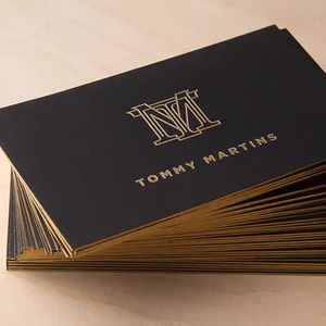 Custom Luxury Professional Gold Foil <strong>Business</strong> <strong>Cards</strong> High Quality Embossing and UV Spot Embossed for <strong>Business</strong> Use - Product Image 6