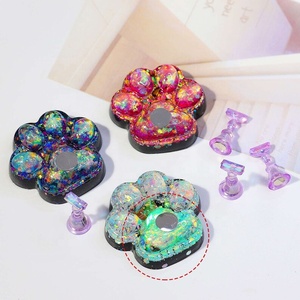 1pcs Magnetic Nail chủ + 5 lời khuyên thực hành đào tạo hiển thị đứng tinh thể chủ sở hữu hợp kim giả hiển thị Kệ dụng cụ làm móng tay - Product Image 5