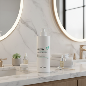 OR'JADE 500ml Loción Hidratante y Nutritiva con Colágeno Hidrolizado para una Piel Radiante, para Todo Tipo de Piel, Hecho en Corea - Product Image 3
