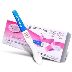 Bandelettes de <span class=keywords><strong>test</strong></span> de grossesse de haute précision Yuting dans une boîte de papier de stylo équipement de détection précoce pour les échantillons d'urine en gros - Product Image 5