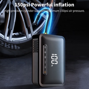 Arrancador de batería de coche Jumper de 12V e Inflador de neumáticos Arrancador de batería multifunción - Product Image 4