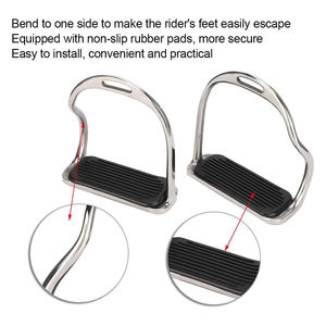 อุปกรณ์ขี่ม้าคุณภาพสูง สีตามสั่ง น้ำหนักเบา ไม่ลื่น ทำจากสแตนเลส - Product Image 6