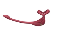 2 in 1 Vibrierender Cockring Verzögerung Ejakulation Massage gerät Sexspielzeug für Erwachsene für Männer Männliche Silikon Penis ringe