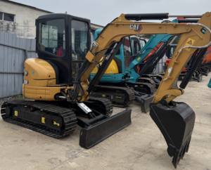 Mini excavadora hidráulica CAT303E de segunda mano, de alta calidad, con pocas horas de trabajo, mini excavadora usada de 3 toneladas, cat303e, 3 toneladas. - Product Image 4