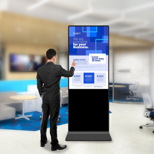 55 pouces HD LCD moniteur affiche conseil support sol publicité affichage signe pour l'éclairage inclus signalisation numérique - Product Image 3