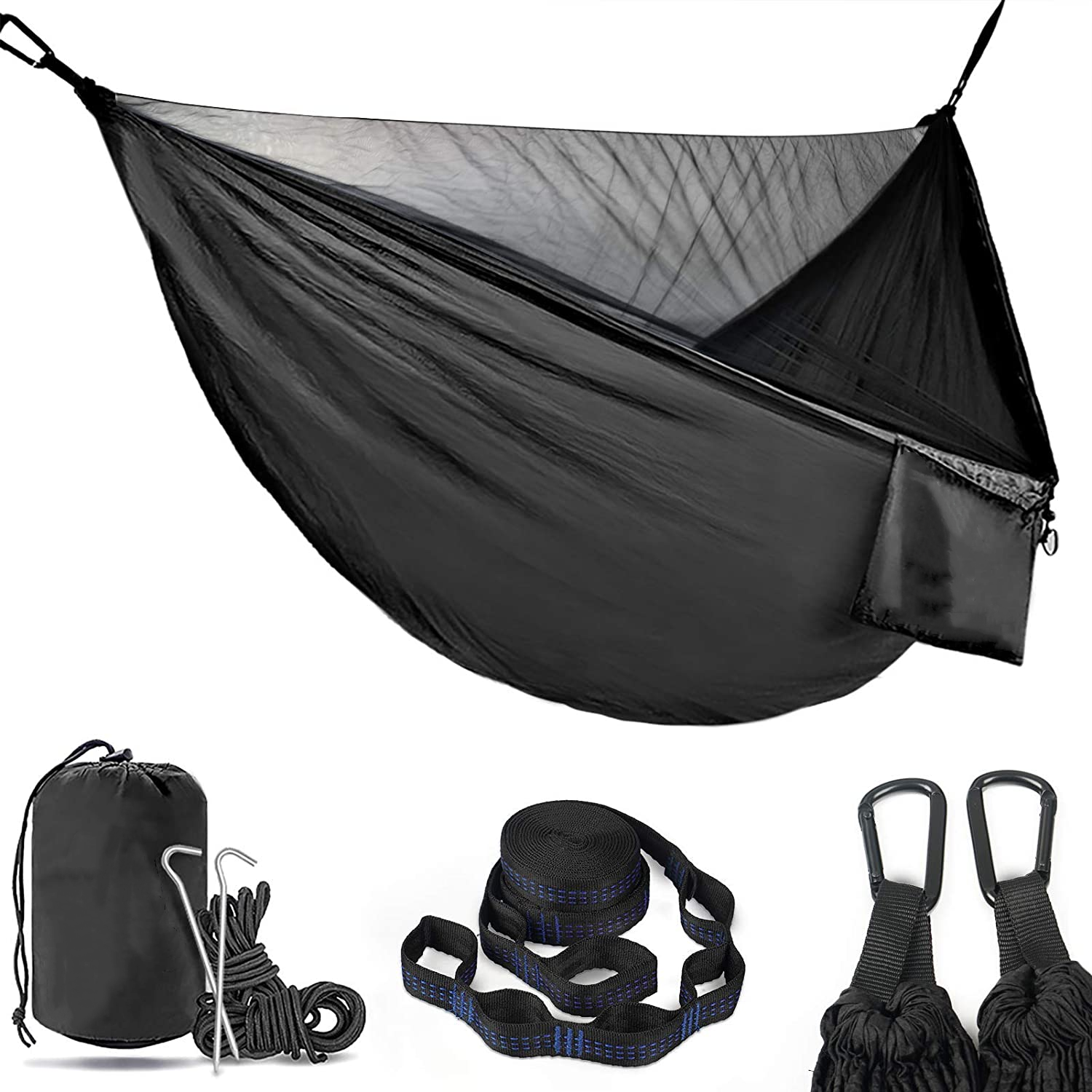 Entrega rápida Outdoor Hammocks BAIXO Moq Custom Hammock Portátil Viagem Camping Hammock Com Mosquiteiro