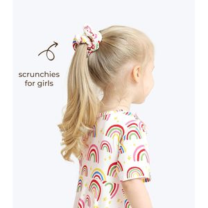 Coleteros Personalizados para el Cabello, 3 Piezas, Elásticos Estampados para Niñas, Accesorios Casuales para Niñas Pequeñas - Product Image 4