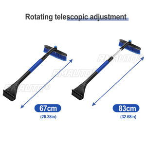 Pelle à neige amovible pour voiture, grattoir à glace, nettoyeur de pare-brise, outils d'hiver, brosse auto, accessoires pour enlever l'eau, Ijs Krabber - Product Image 6