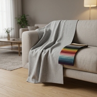 Tissu d'ameublement tissé 100 % polyester de haute qualité pour housse de canapé, teint uni, respirant, textile de maison