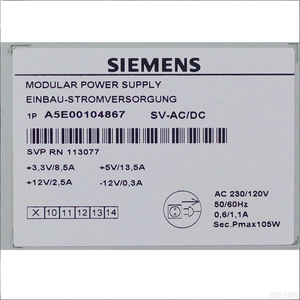 ใหม่อุตสาหกรรมพีซีโมดูลาร์พาวเวอร์ซัพพลาย A5E00104867 230V AC เป็น DC 3.3V 5V 12V ระบบอัตโนมัติทางอุตสาหกรรม - Product Image 1