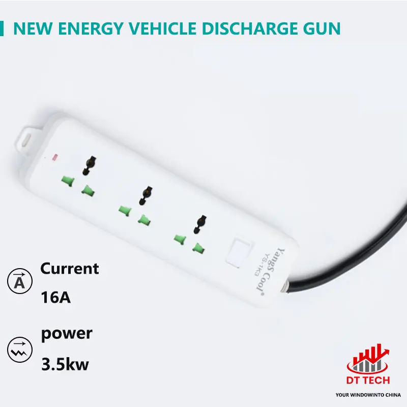 CE Certificate 16A Type 1 Vehicle Charger Outdoor Portable Electric Car Discharger Gun