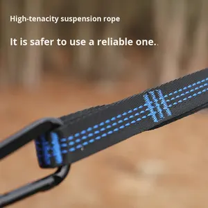 Outdoor klamboe hangmat anti-kantel volautomatische binnen schommelstoel hangende campingstoel 250kg capaciteit blauw - Product Image 5