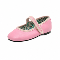 Chaussures Mary Jane pour filles, couleurs vives, doublure à imprimé floral, semelle rigide antidérapante, chaussures habillées pour enfants pour mariage et fête, ballerines