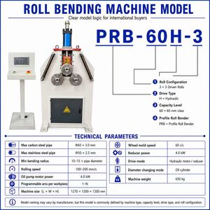 Servo Driven 3 <b>Roller</b> Pipe Rolling Machine for High Accuracy Stainless Steel Tube Circular Bending - Product Image 2