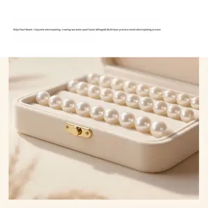 高品质水晶玻璃珍珠持久保暖白色多色宽松珍珠珠DIY饰品配件 - Product Image 6