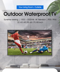 Téléviseur extérieur étanche 4K ITATOUCH 55/65 pouces avec affichage de texte pour les zones de piscine de <span class=keywords><strong>jardin</strong></span>, boîtier résistant aux intempéries de qualité commerciale - Product Image 5