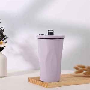 High-value Diamond-Shaped Powder-Coated Stainless Steel Vacuum Tumbler with Thermal Insulation and Leak-Proof Design - Product Image 4